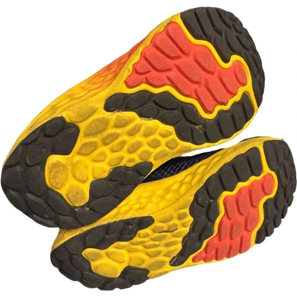 New Balance Toddler Boys Navy Orange Sneakers Tennis Shows Size 6 Walking